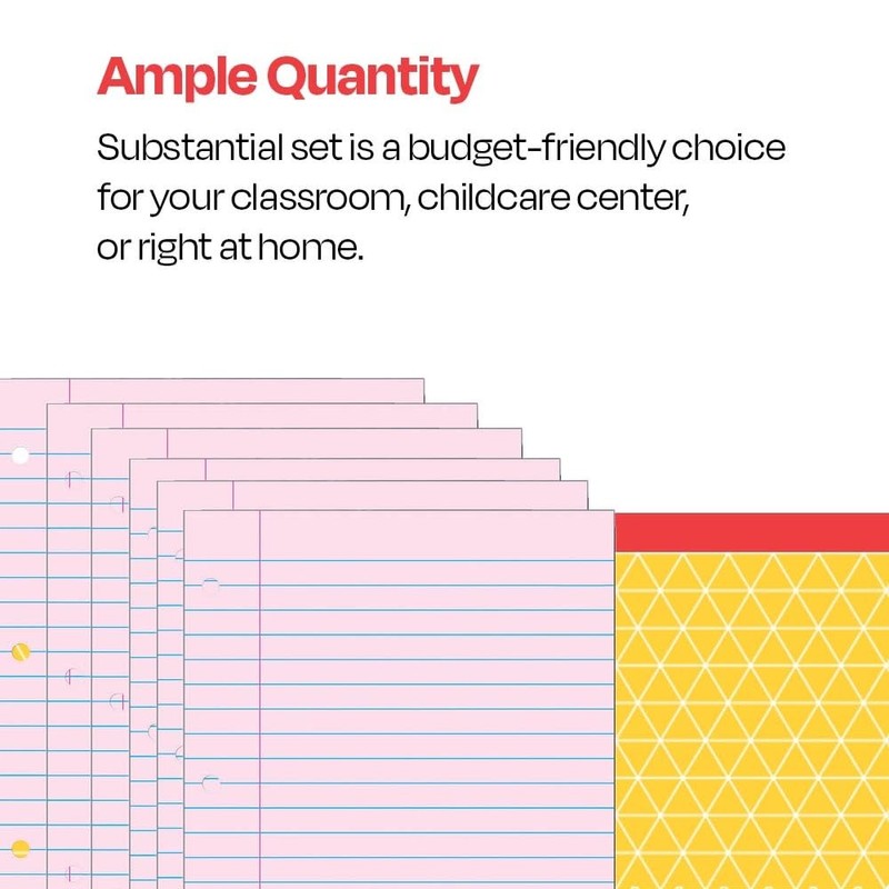 School Smart 3-Hole Punched Filler Paper, 8-1/2 x 11 Inches,