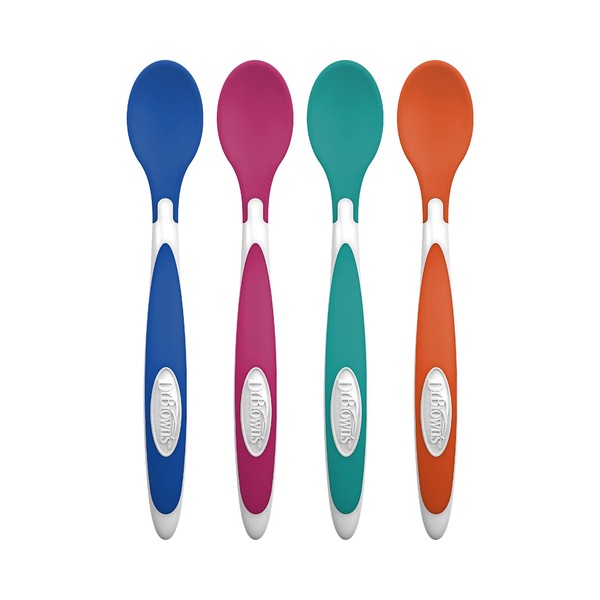 Dr. Brown's TempCheck Temperature Color-Changing Spoons for Babies and Toddlers,