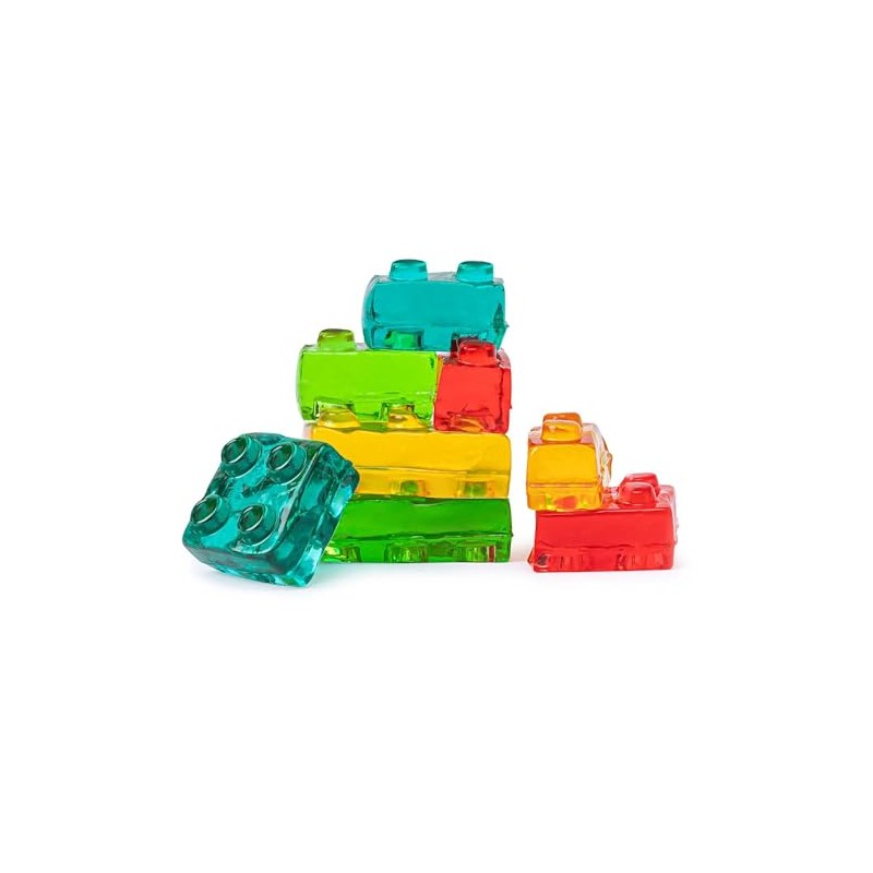 Bayside Candy 3D Gummy Building Blocks - Rainbow Gummy Candy