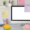 (9 Pack) Lined Sticky Notes 4x4 Post Sticky Notes with
