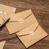 1.5 Inch Round Clear Stickers for Sealing, 500 PCS
