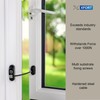 XFORT Viper Key Locking Cable Window Restrictor in Matt Black,
