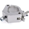 Riggatec Half Clamp - Half Coupler Heavy Silver up to