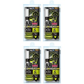 Xfit 5-Blade Razor 2P Travel Pack x 4