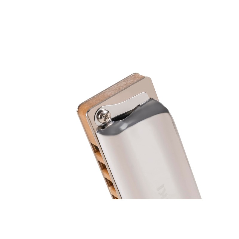 Suzuki Manji M-20 10 Hole Harmonica, sliver