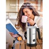 Keenstar Electric Milk Frother, Automatic Milk Steamer Warm or Cold
