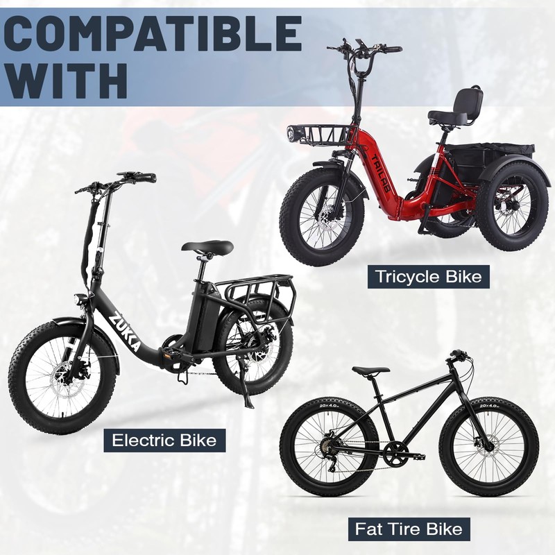 WEEROCK 2 Pack 20 x 4.0 Inch E Bike Fat