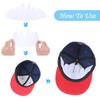HJZHII 10Pcs Baseball Caps Inserts, Washable Hat Felt Shapers Flexible