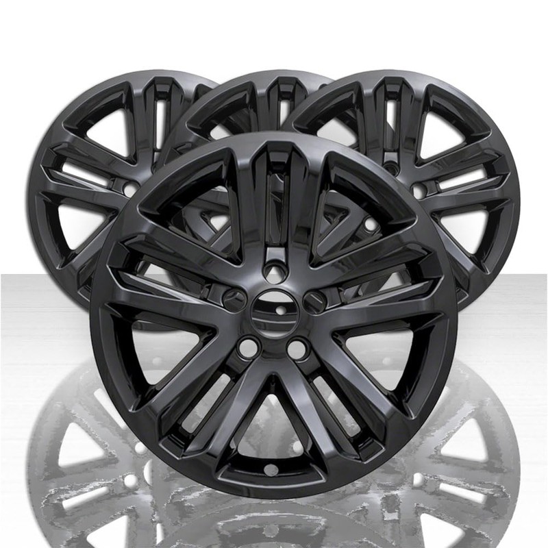Brighter Design Set of 4 Gloss Black 5 Split Spoke