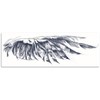 2 PCS Pegatinas De Tatuaje A Base De Hierbas Alas