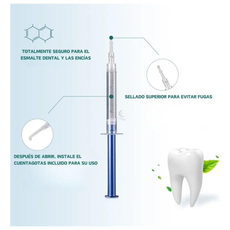 Kit Blanqueamiento Smile Limpieza Blanqueador Dental