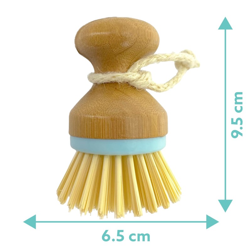 MIJOMA Dish Brush Cleaning Brush Made of Bamboo Wood with