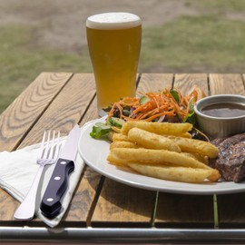 48-Piece Silverware Set with Steak Knives, Suotarn Stainless Steel Flatware Set for 8, Restaurant Home Party Cutlery Eating Utensils, Include Forks Knives Spoons, Dishwasher Safe, Silver