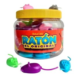 Bote Con 100 Ratones De Plastico Para Guardar Dientes