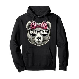 Mama Bear Mother Bear Lover Parent Mother's Day Motherhood Pullover Hoodie