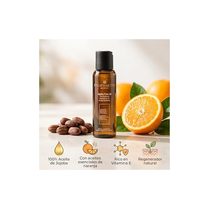 Philip Martins Jojoba Pure Oil Hidratación Capilar Aceite Jojoba Cabello