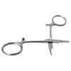 HTS 226H4 4" Stainless Steel Locking Fisherman's Hemostat with Scissors
