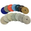 Konfor Diamond Polishing Pads 4" Wet Use for Sanding Marble