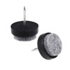 sourcing map Pack of 26 Nail-On Furniture Felt Pads Chair