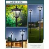 Seovix 70" Solar Lamp Post Lights Outdoor Waterproof IP65, Solar