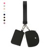 VUTUXA KeyChain Wallet Wristlet Wallets For Women Mini Zip Dual