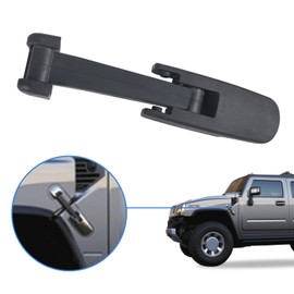 Hood Latch 15097841 Compatible with Hummer H2 Chevy Kodiak GMC TopKick 2003 2004 2005 2006 2007 2008 2009 Black Front Hood Latch GM 2PCS