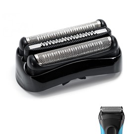 21B Replacement Head Compatible with Braun Series 3, 21B Wet and Dry Replacement Foil and Cutter for Braun Electric Shaver S3, 300s, 310s, 3010s, 3040s, 5409, 340s-4