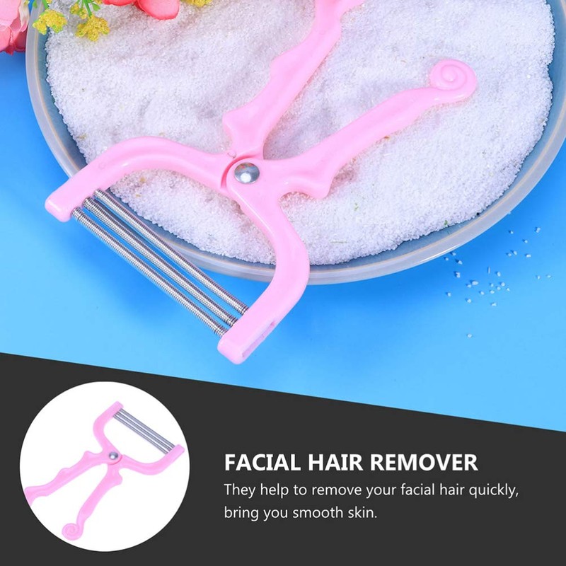 EXCEART 2 Pcs Manual Facial Hair Removers Practical Hair Epilators