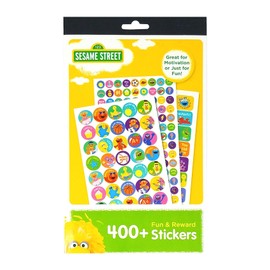 Sesame Street 400+ Fun & Reward Sticker Book | 6 Sheets | Incentive Stickers for Kids | Great for Teachers, Parents, or Caregivers | Incentives, Crafts and Scrapbooking | by Leap Year Publishing