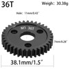 M1 Spur Gear 1.0 Metric Pitch 36-Tooth, 30T 32T 34T