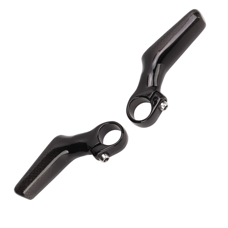 Mountain Bike Handlebars Bar Ends 1 Pair Carbon Fiber 3K