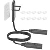 6FT Ultra Flat Plug Extension Cord with 6 Outlets, Slim