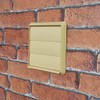 Kair Beige Gravity Grille 155mm External Dimension Ducting Air Vent