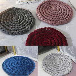 Blausky 100 g Thick Wool Yarn, Chunky XXL Yarn for Arm Knitting, Tube Yarn, Hand Knitting Yarn, Bulky Crochet Yarn, Soft Chunky Yarn for Beginners for Crocheting, Baskets, Blanket, Cushion, Pet