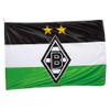 Hissfahne Borussia Mönchengladbach with Carabiner Hooks 150 CM x 100