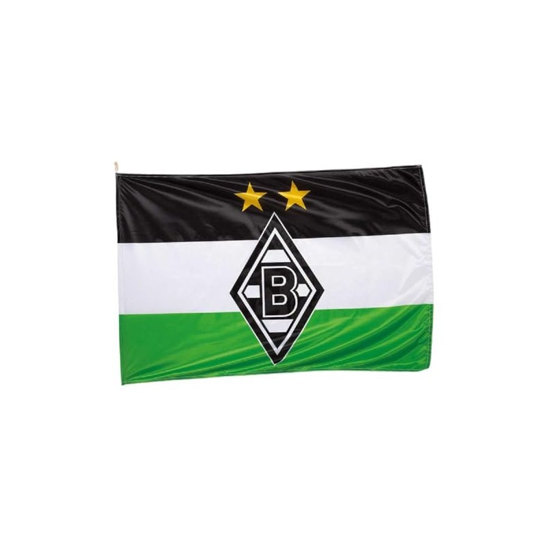 Hissfahne Borussia Mönchengladbach with Carabiner Hooks 150 CM x 100
