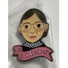 Ruth Bader Ginsburg RBG I Dissent 1.25" Lapel Enamel Pin