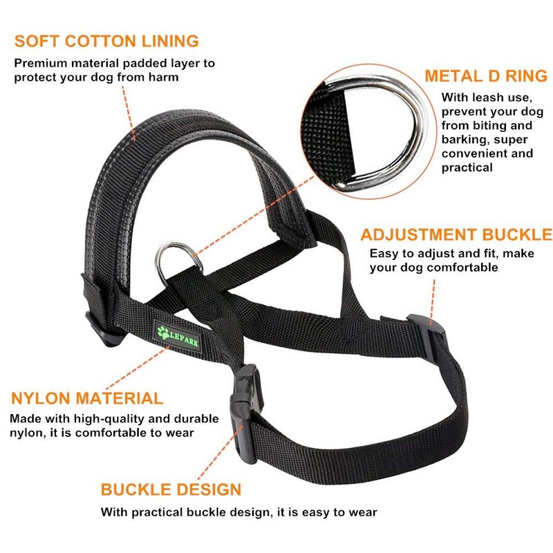 Nylon Soft Dog Muzzle for Dogs Prevent Anti Biting, Barking