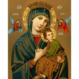 OUR LADY OF PERPETUAL HELP  Print 8-1/2 x 11" in NEW PASSION MARY ready to frame