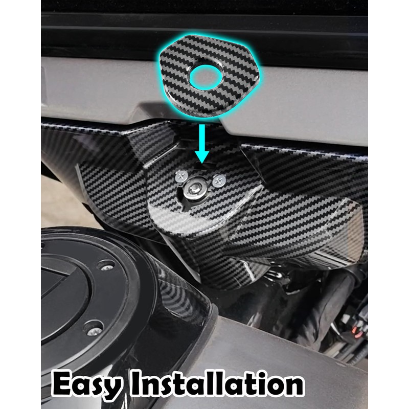 VEISUTOR Ignition Switch Cover for Street Glide 24-25, Carbon Fiber