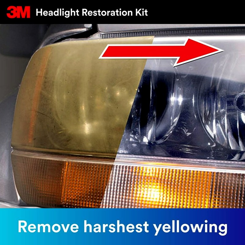 3M 3M Headlight Lens Restoration System, 39008, 1 Kit