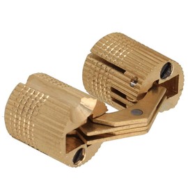 4PCS Hidden Invisible Concealed Copper Barrel Hinge 14mm for DIY Wooden Door