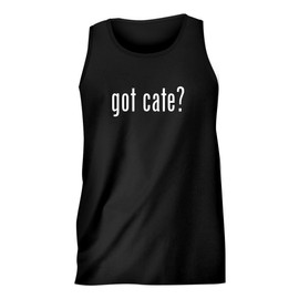 Fun Shirts Gear got cate? - Men's Comfortable Humor Adult Tank Top, Black, Small