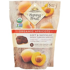 Sunny Fruit Organic Apricots, Soft and Succulent Dried Turkish Apricots