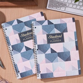 Student Planner 2025-2026 – 9" × 11", School Planner 2025-2026, Monthly and Weekly Lesson Planning for Academic Year from Jul. 2025 – Jun. 2026, with Stickers, Twin-Wire Binding, Premium Paper