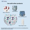 EZ Moms 6 Packs Plastic Pants for Toddlers Cloth Diaper