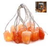 Himalayan Salt String Light with Rock,USB Fairy Lights Night Pink