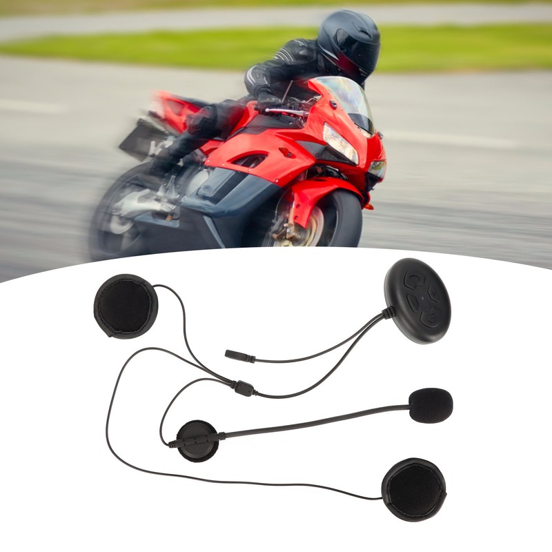 Helmet Bluetooth Headset Clear Calling Motorcycle Helmet Headphones with Microphone