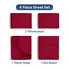 4 Piece King Size Bed Sheets Set | King Size