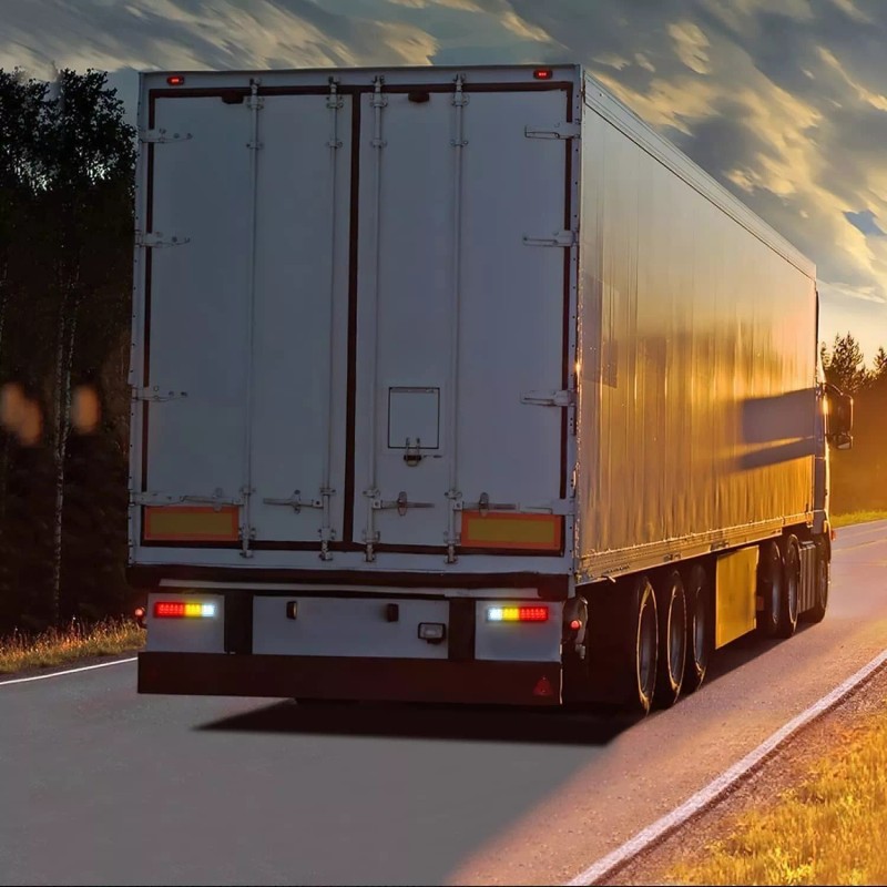 Nilight 2PCS Trailer Tail Light Bar 20LED Brake Running Turn